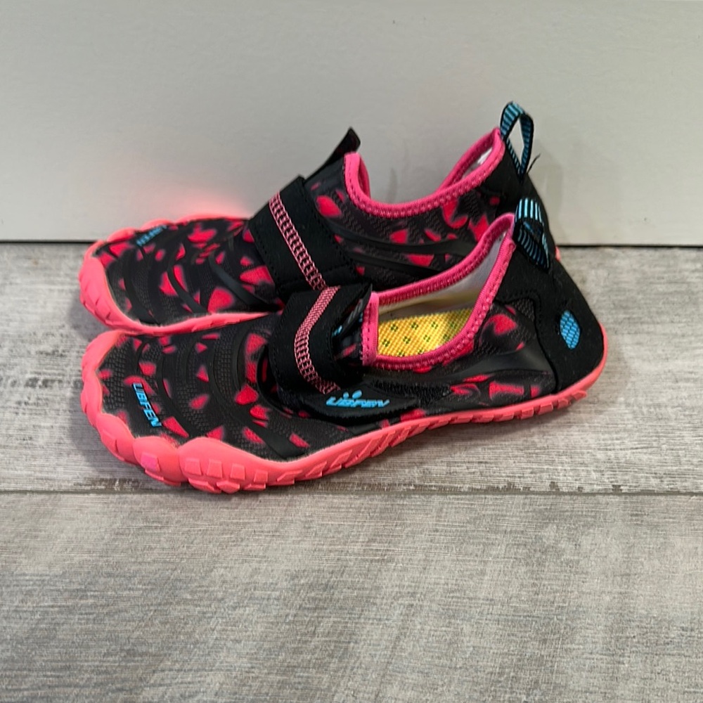 Kids Water Shoes - Black and Pink